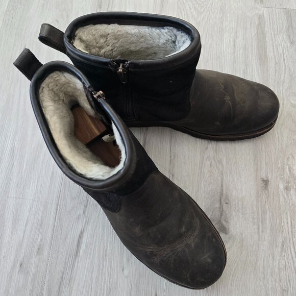 UGG | Hendren TL brown monochrome leather gorpcore boots | MENS 11 - Picture 3 of 11